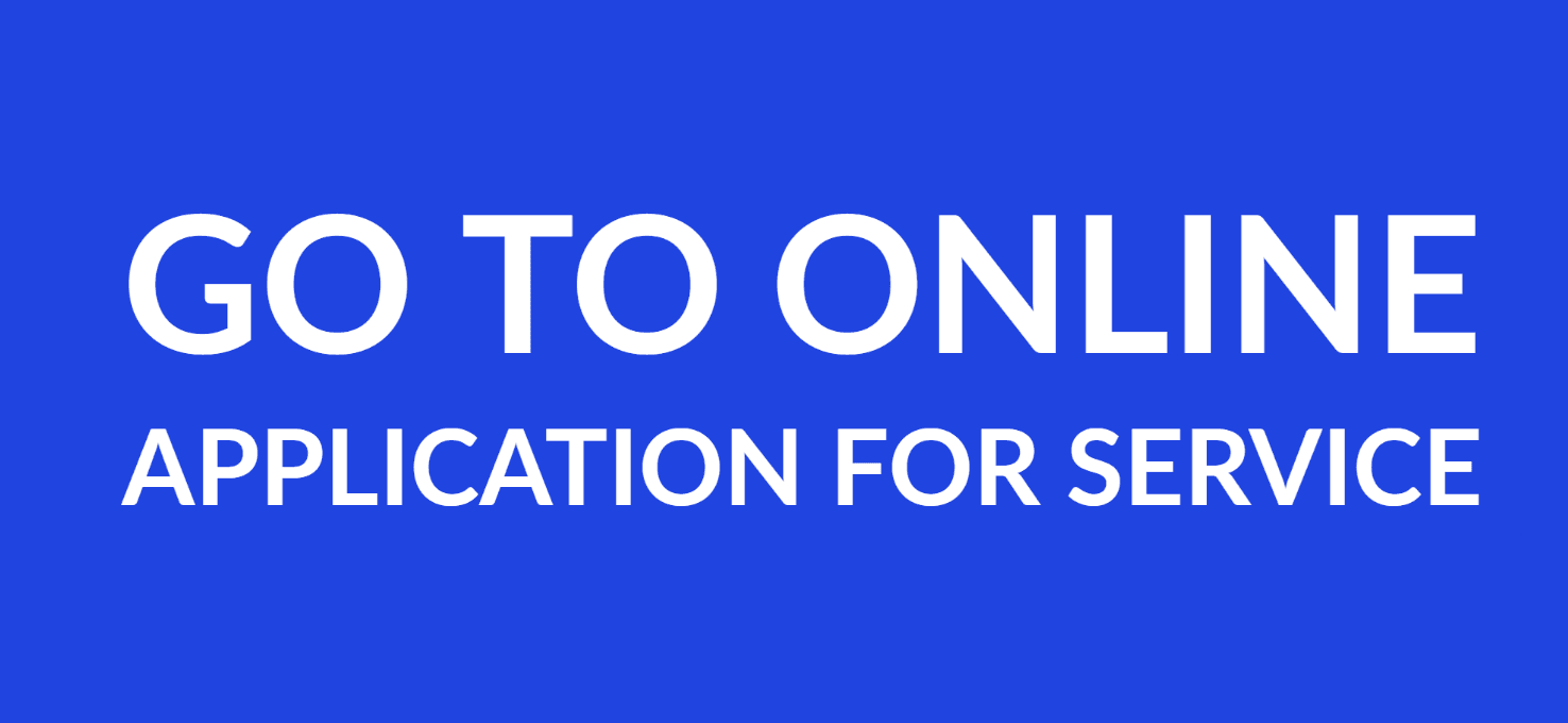 online application for service button